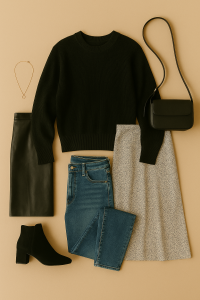 5 начина да носиш черен пуловер и да изглеждаш различно всеки ден