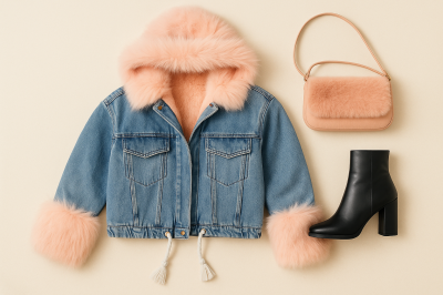 Дънкови якета с пух - модерна визия и топлина в едно