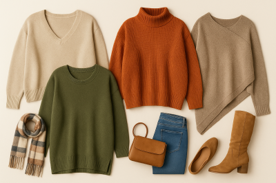 Как да изберем идеалния пуловер в голям размер според фигурата