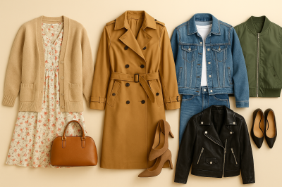 Най-добрите връхни дрехи за преходния сезон - жилетки, шлифери, леки якета