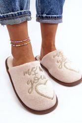 Cozy Slippers with "Me + You" Embroidery