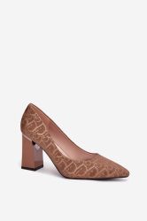 Women’s Elegant Pumps Vinceza with Embossed Pattern