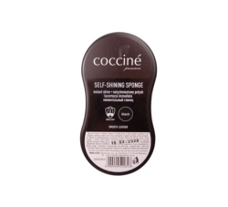 Coccinè Self-Shining Sponge Silicone Shoe Sponge for Instant Shine, Black