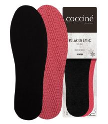 Coccinè Polar on Latex - Thermal Fleece Insoles for Warm and Dry Feet