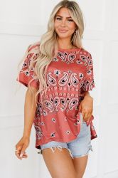 White Floral Print Shirred Off Shoulder Ruffled Sleeve Blouse