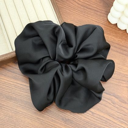 Large Black Scrunchie