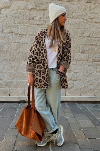 Women’s Leopard Print Cardigan