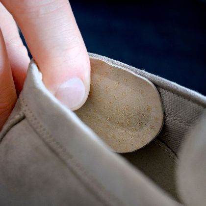 Cocciné Heel Protector Velour - velour heel cushions for comfort and protection