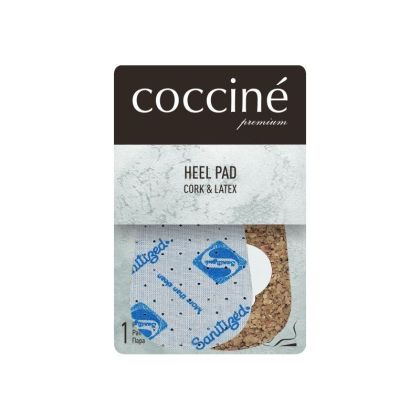 Cocciné Heel Pad Cork & Latex - самозалепващи полустелки за пета с антибактериален латекс и корк