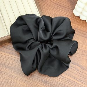 Large Black Scrunchie