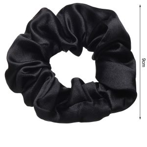 Black Satin Scrunchie