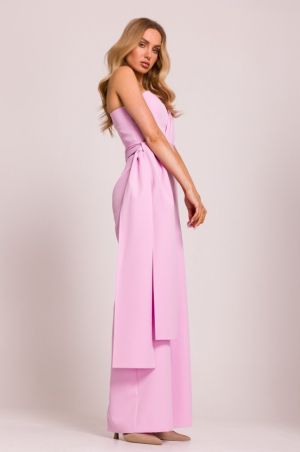 Asymmetric Pink Jumpsuit with Sash MOE (Made of Emotion)