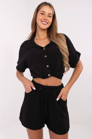 Lightweight Cotton Shorts with Pockets
