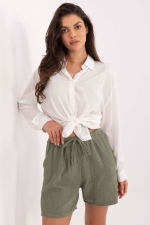 Lightweight Cotton Shorts with Pockets