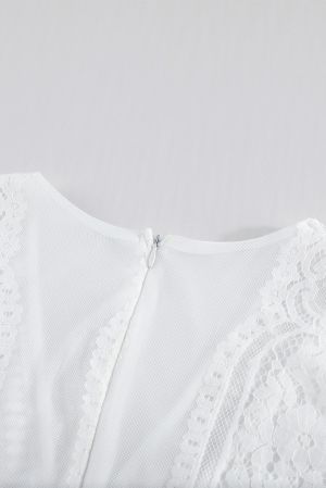 White Fill Your Heart Lace Maxi Dress
