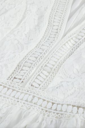 White Fill Your Heart Lace Maxi Dress