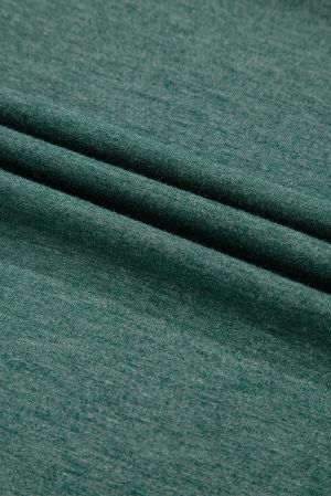 Women’s Green Long Sleeve Blouse with V-Neck