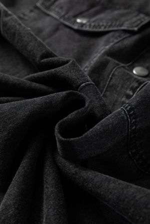 Women’s 100% Cotton Denim Shirt Dress