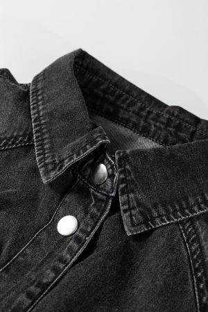 Women’s 100% Cotton Denim Shirt Dress