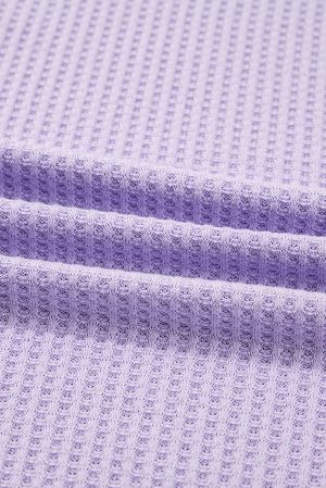 Дамска жилетка с копчета в лилав цвят, макси размери