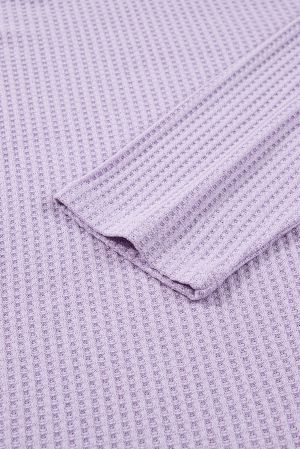 Дамска жилетка с копчета в лилав цвят, макси размери