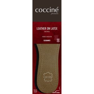 Coccinè Leather on Latex - Leather Insoles with Active Carbon for Freshness and Comfort