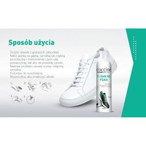 Cocciné Cleaning Foam Universal Shoe Cleaning Foam, 150ml