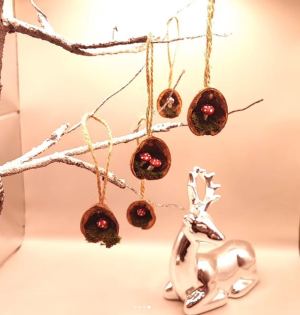 Handmade Christmas Ornament “Walnut”