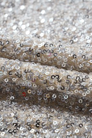 Women's Black Sequin Blouse with Modern Crop Fit