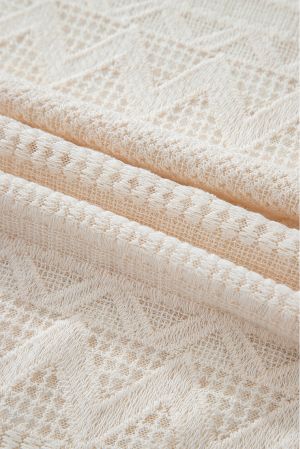 Дамска блуза с дълъг ръкав и ефектна бродерия, 100% памук