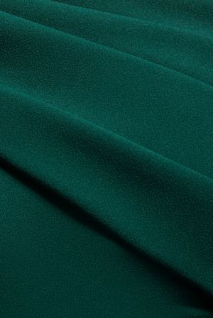 Women's Elegant Long Emerald Green One-Shoulder Draped Evening Dress