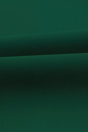 Women's Dark Green Blouse with Elastic Cuffs and Relaxed Fit