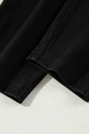 Women's Black High-Waisted Shaping Denim Jeggings