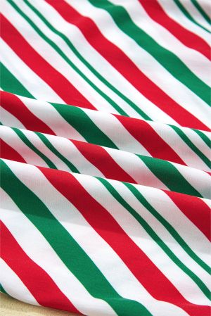 Дамски коледен пижамен комплект от две части