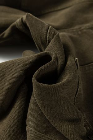 Women’s High-Waisted Wide-Leg Jeans in Olive Green