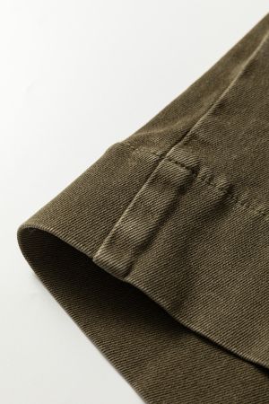 Women’s High-Waisted Wide-Leg Jeans in Olive Green