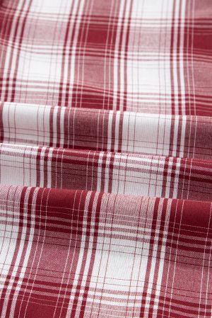 Women’s 100% Cotton Plaid Pajama Set