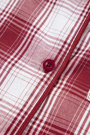 Women’s 100% Cotton Plaid Pajama Set