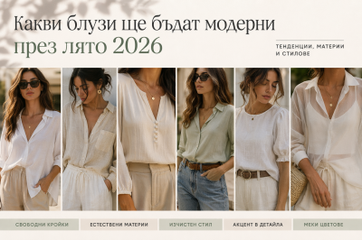 Какви блузи ще бъдат модерни през лято 2026
