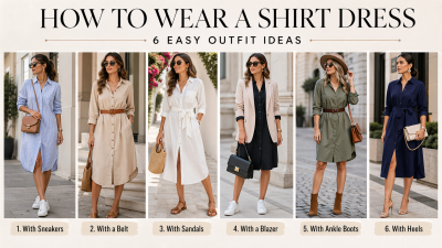 Как се носи рокля тип риза