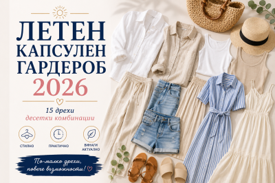 Летен капсулен гардероб за 2026