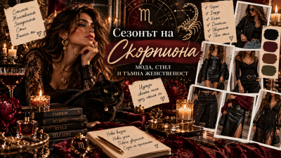 Сезонът на Скорпиона – Как да носим черно и да покажем по-смелата си страна