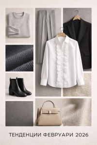 Актуални тенденции в дамската мода - февруари 2026
