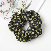 Скрънчи за коса с флорален принт