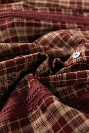 Дамска риза с бродерия, 100% памук