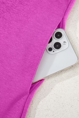 Дамска рокля в лилаво