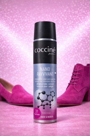 Coccinè Nano Ravvivant Spray for Suede and Nubuck, Fuchsia, 75 ml