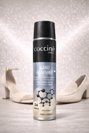 Coccinè Nano Ravvivant Spray for Suede and Nubuck, Ivory, 75 ml