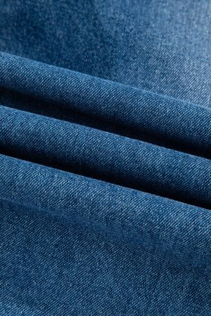 Дамски дънков гащеризон с широк крачол и флорален принт