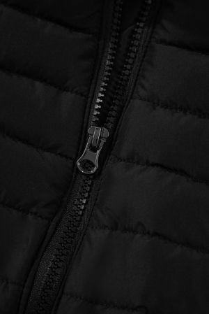 Women’s Quilted Black Vest
